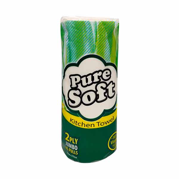 Puresoft Kitchen Towel Jumbo 2Ply 1Pc