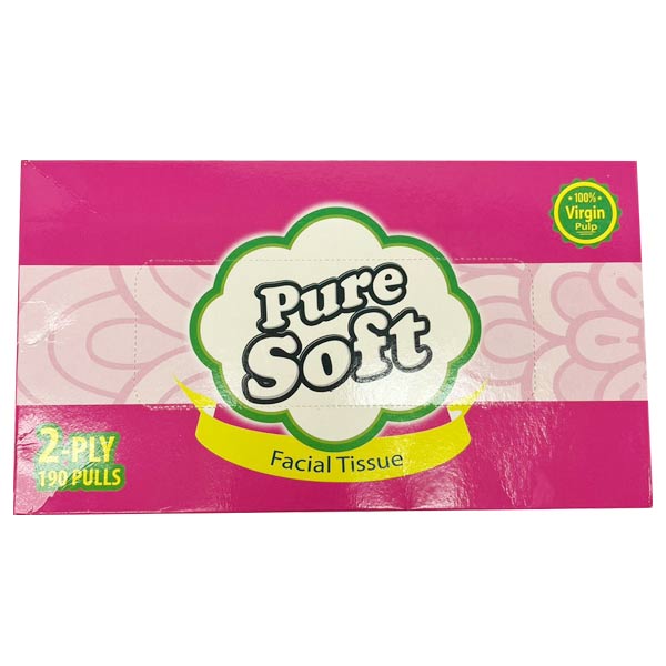 Puresoft Facial Tissue Virgin Pulp 40