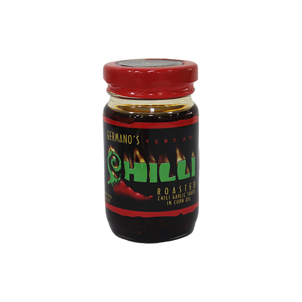 Germanos's Chilli Roasted Chili Garlic Sauce in Corn Oil 100g