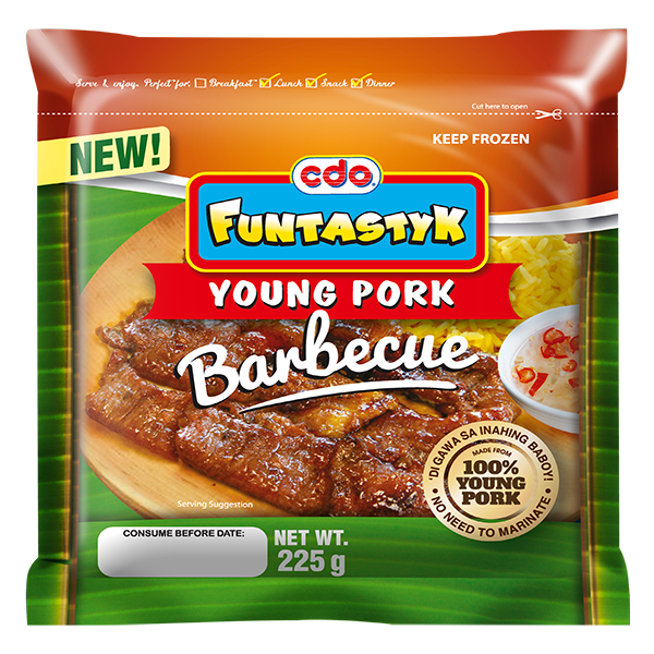 Cdo Funtastyk Marinated Young Pork Barbeque 225G
