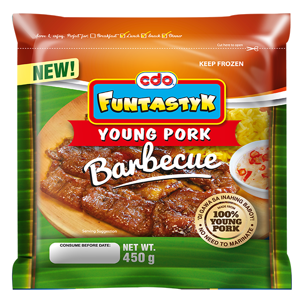 Cdo Funtastyk Marinated Young Pork Barbeque 450G