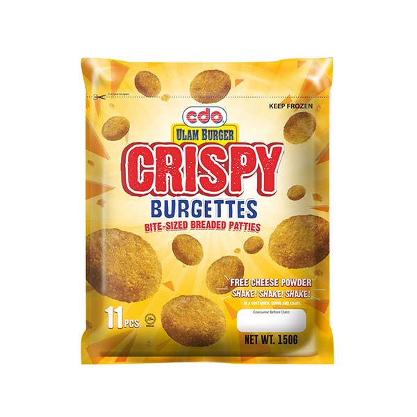 CDO Ulam Burger Crispy Burgettes 150g