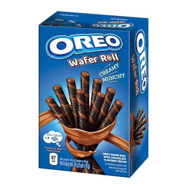 Oreo Chocolate Wafer Roll 54g