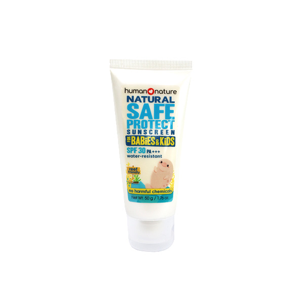 Human Nature Water-Resistant Sunscreen for Babies & Kids SPF 30 PA+++