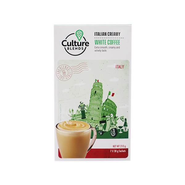 Culture Blends Italian Creamy White Coffee 210g