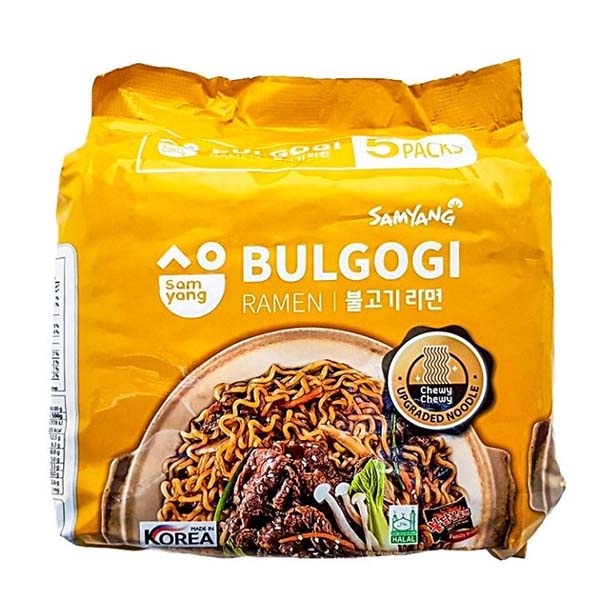 Samyang Bulgogi Ramen Stir-Fried Noodles (5 x 80g)