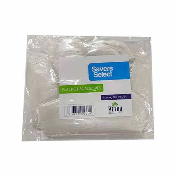 Saver Select Plastic Hand Gloves Approx. 100pcs