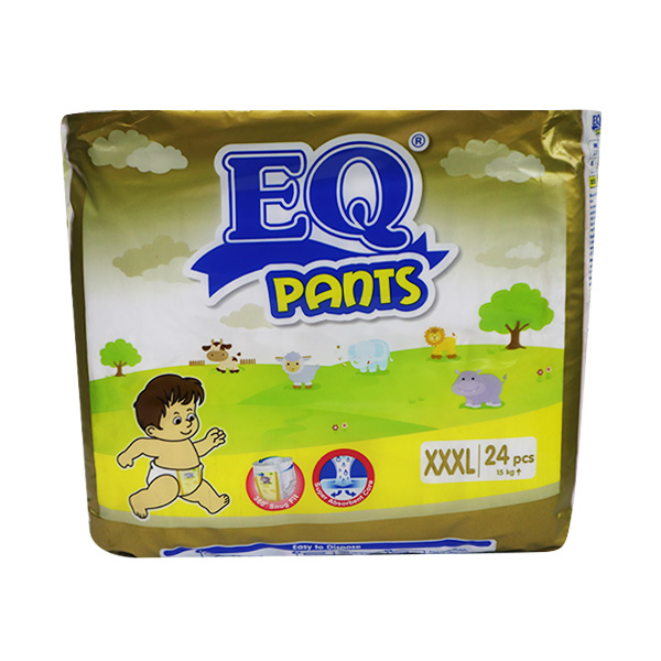 EQ Pants Disposable Baby Diapers XXXL 24's