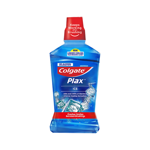 Colgate Plax Ice Light Blue Silver Mouthwash 500ml