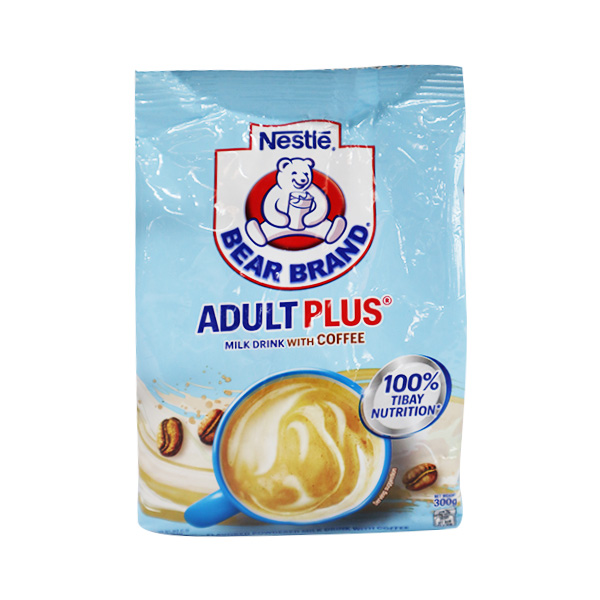 Nestle Bear Brand Adult Plus Milk Drink with Coffee 300g