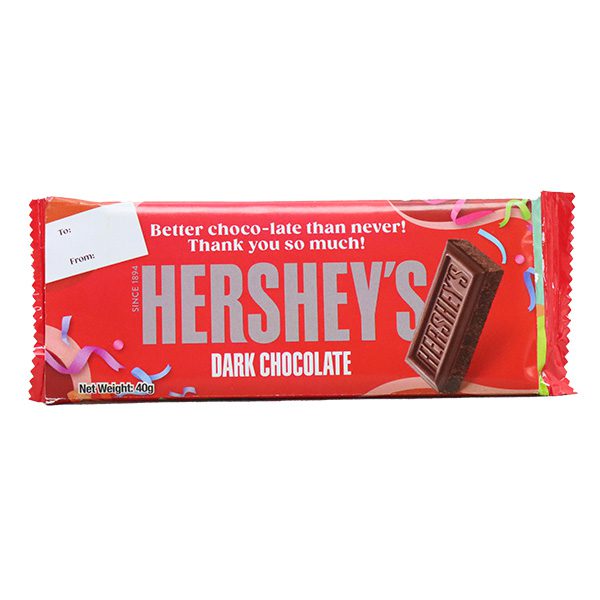 Hershey’s Lovegram Dark Chocolate 40g