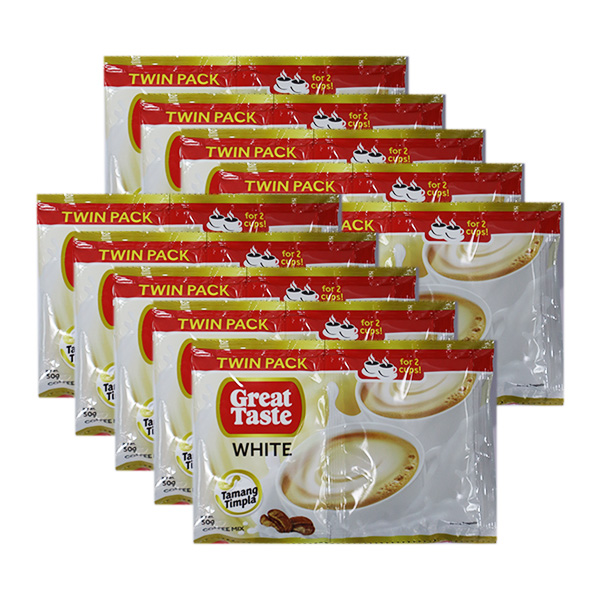 Great Taste White Twin Pack Coffee Mix 50g