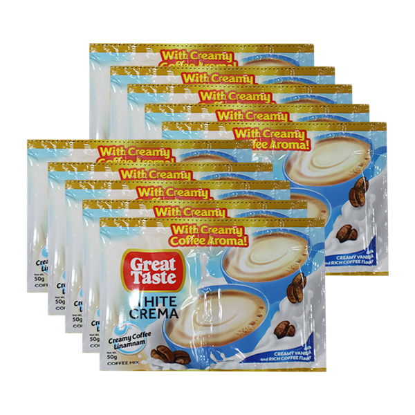 Great Taste White Crema Twin Pack 50g