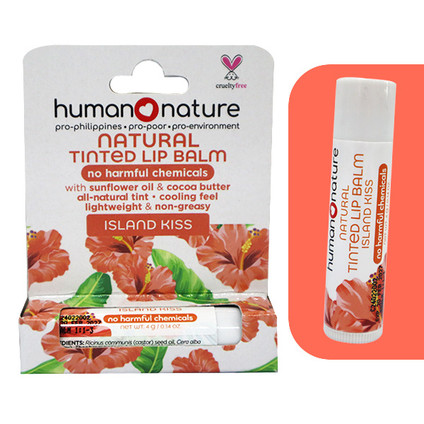 Human Nature Natural Tinted Lip Balm Island Kiss