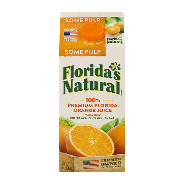 Florida's Natural 100% Premium Orange Juice Some Pulp 1.5L
