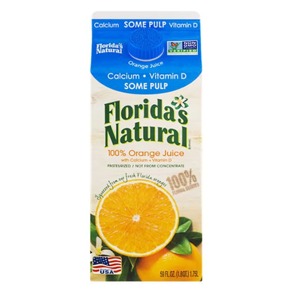 Florida Orange Juice with Calcium and Vitamin D - Some Pulp 1.5L