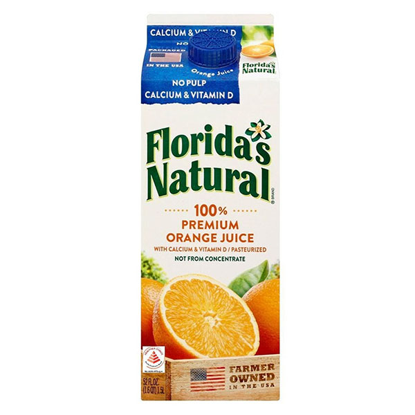 Florida Orange Juice with Calcium and Vitamin D - No Pulp 1.5L