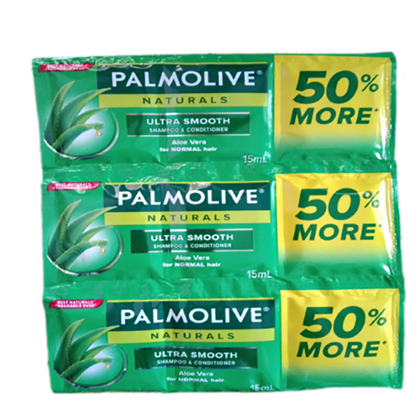 Palmolive Naturals Shampoo Healthy & Smooth Triple Chamber 11 Plus 1