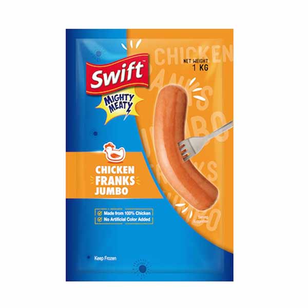 Swift Chicken Franks Classic Jumbo 1Kg
