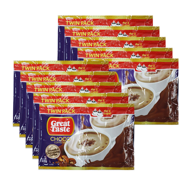 Great Taste Choco Twin Pack 50g