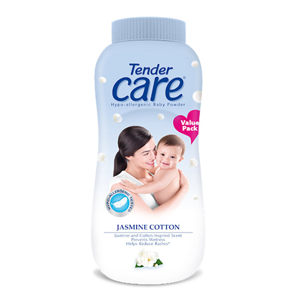 Tender Care Talc Jasmine Cotton 200g