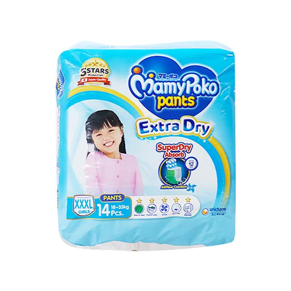 Mamypoko Pants Extra Soft (Girl) XXXL 4x14's