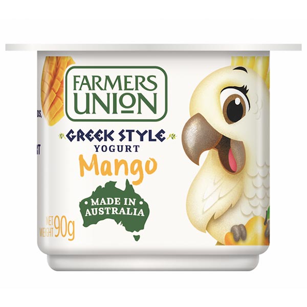 Farmers Union Greek Style Yogurt Mango 90g