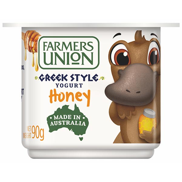 Farmers Union Greek Style Yogurt Honey 90g Farmers Union Greek Style Yogurt Honey 90g