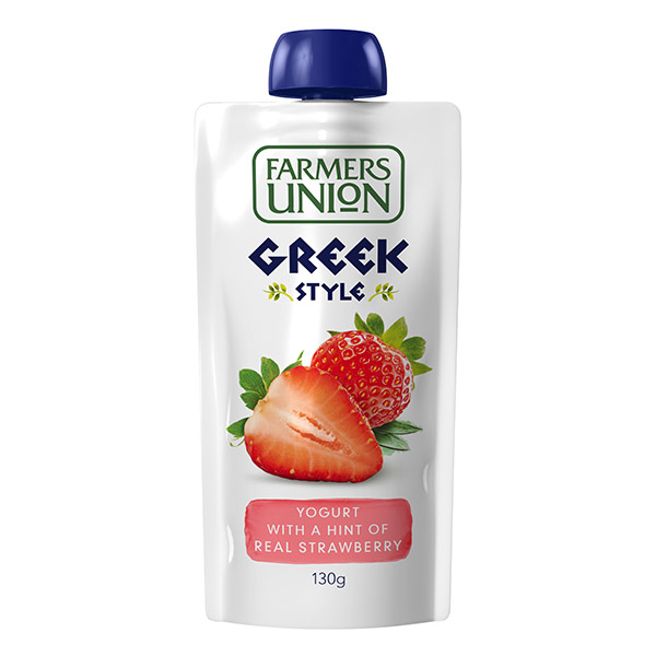Farmers Union Greek Style Yogurt Strawberry 130g