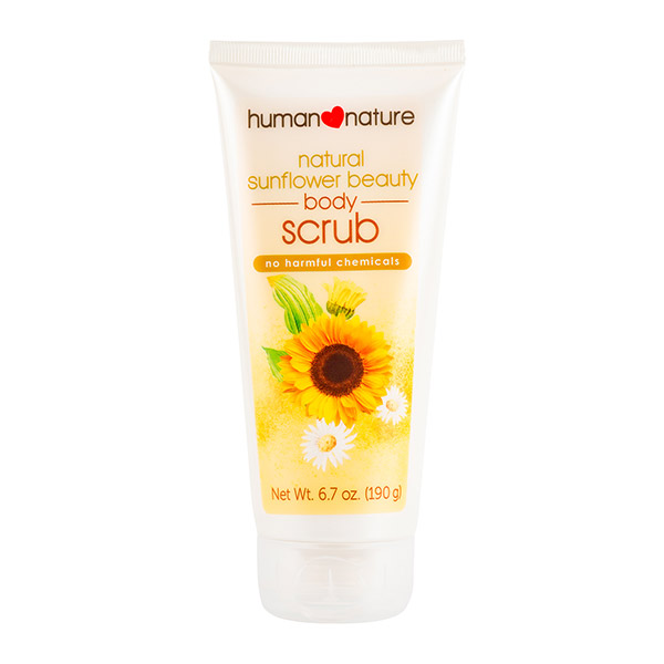 Human Nature Natural Sunflower Beauty Body Scrub 190g