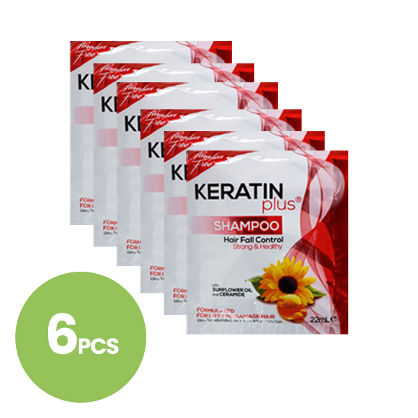 Keratin Plus Shampoo Nourishing Hair Fall 22ml