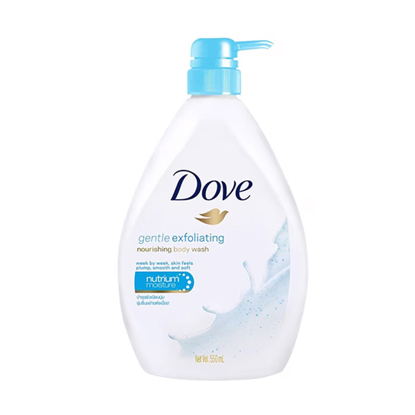 Dove Gentle Exfoliating Nourishing Body Wash 550ml