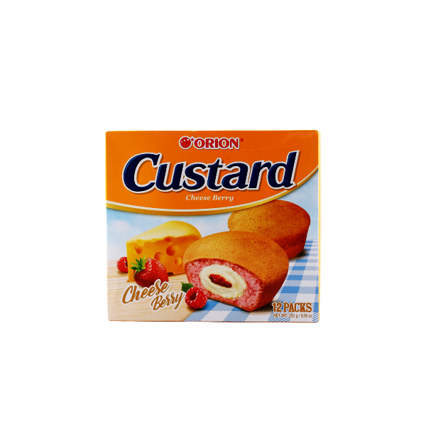 Orion Custard Cheese Berry 12 Packs 282g