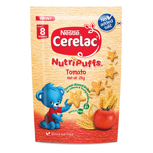 Nestle Cerelac Nutri Puffs Tomato 25G