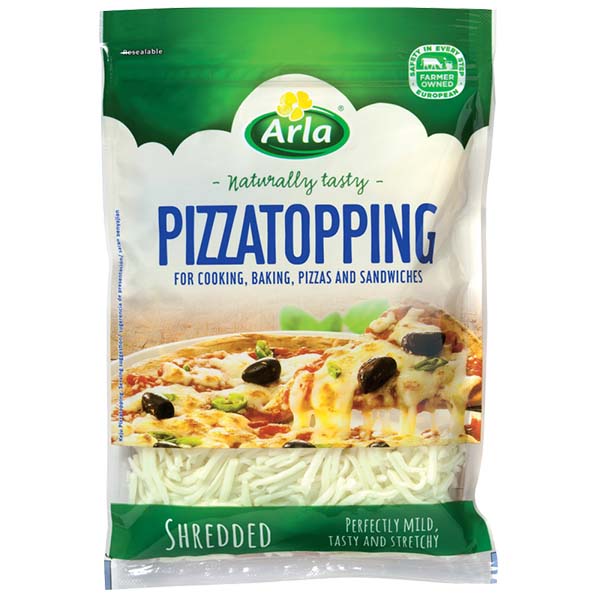 Arla Natural Pizzatopping Shred 175g