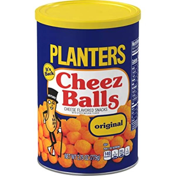 Planters Cheez Balls Cheese Flavored Snacks 2.75oz