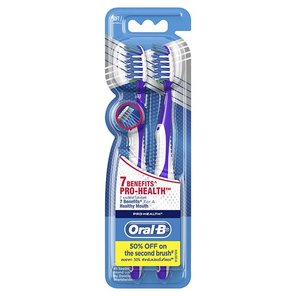 Oral-B Pro-Health 7 Benefits Toothbrush 2pcs
