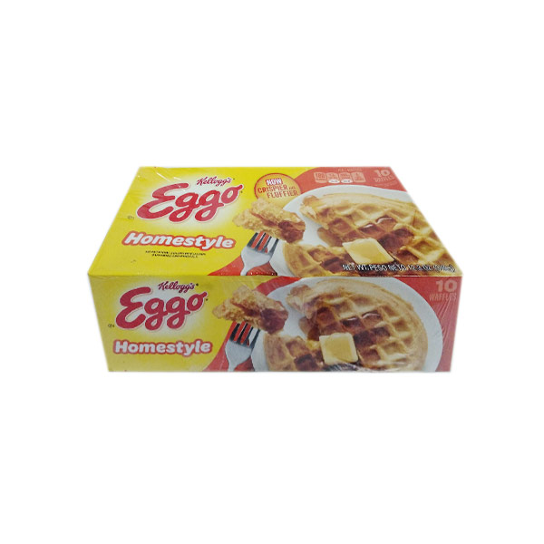 Kellogg'S Eggo Homestyle Waffle Net Wt. 12.3Oz/ 10 Ct.