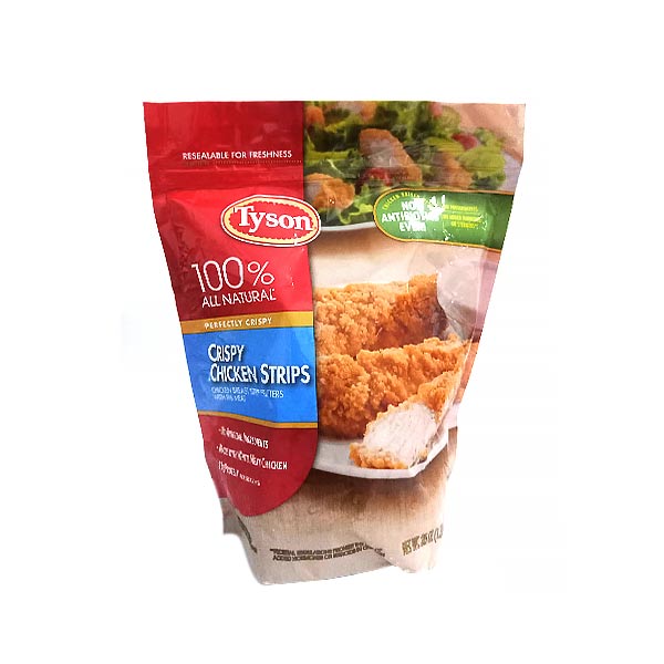 Tyson Crispy Chicken Strips Net Wt. 25 Oz
