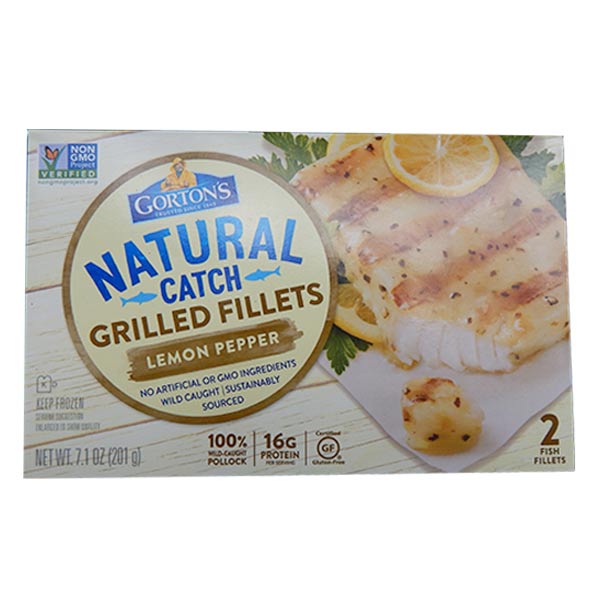 Gorton's Natural Catch Grilled Fillets Lemon Pepper 7.1oz