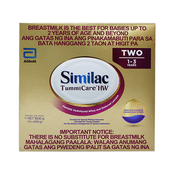 Abbott Similac Tummi Care HW Two For 1-3 Years Old 1600g