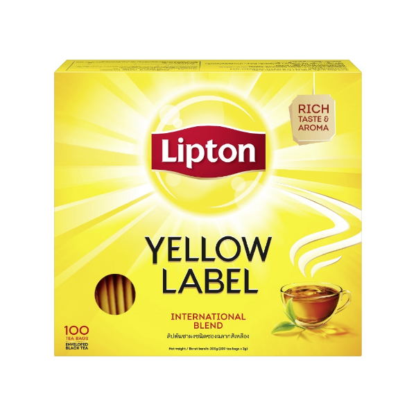 Lipton Yellow Label Teabags 100 pcs 2g