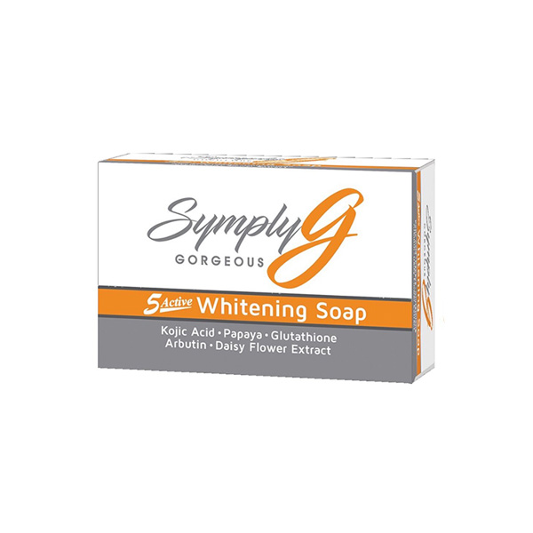Symply G Gorgeous 5 Active Whitening Soap 130g