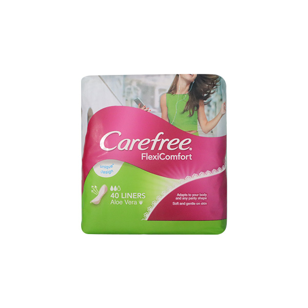 Carefree Pantyliner Flexicomfort Aloe Vera 24/40s