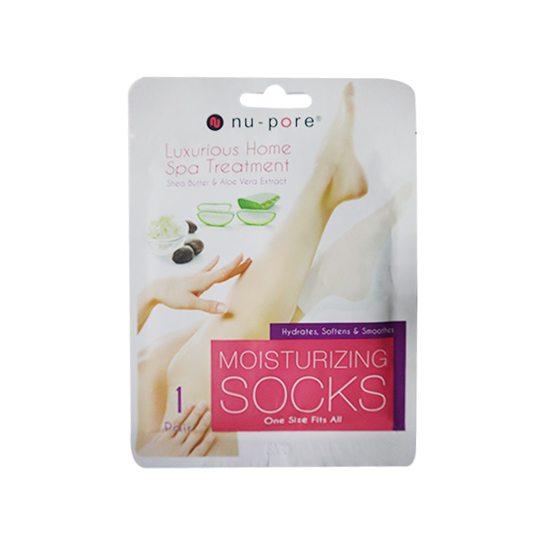 Nupore Moisturizing Socks Shea Butter & Aloe Vera Extract 1 Pair