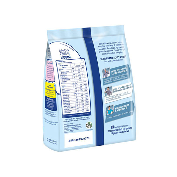 Alternative view of Nestle Bear Brand Adult Plus Powdered Milk Drink 300g