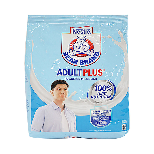 Nestle Bear Brand Adult Plus Powdered Milk Drink 600g