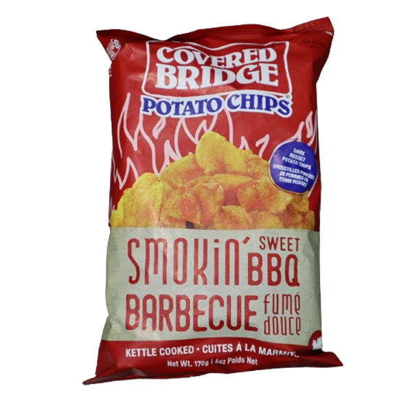 Covered Bridge BBQ Potato Chips 170g