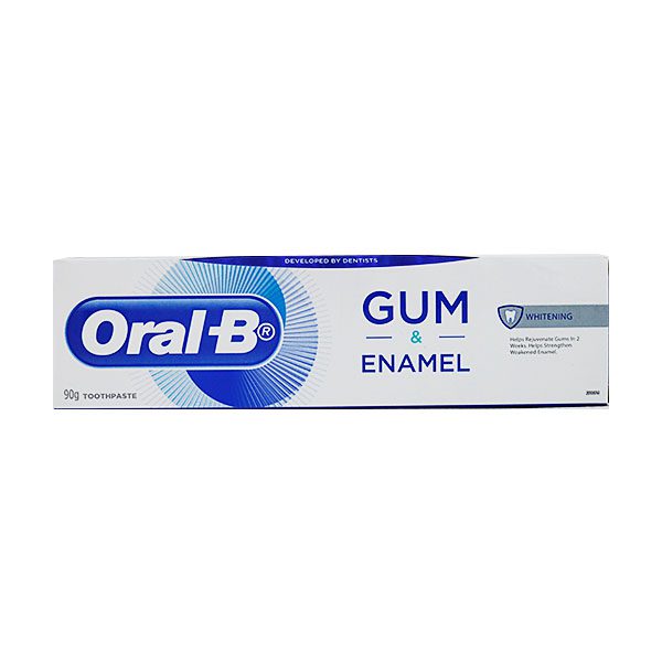 Oral B Toothpaste Gum and Enamel Whitening 90g