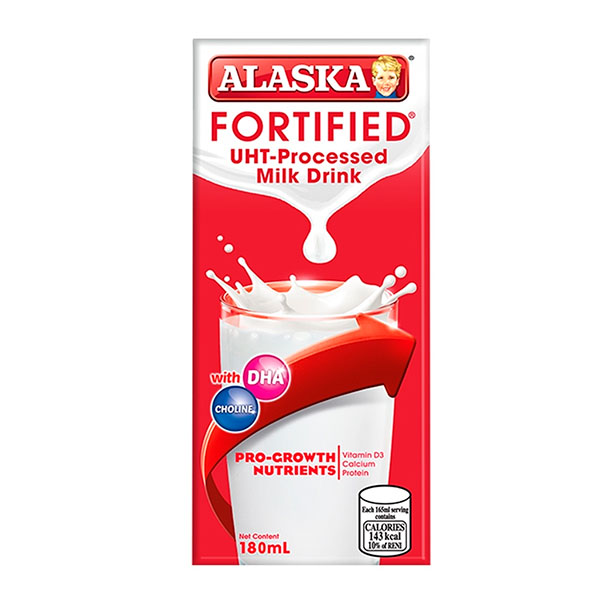 Alaska Fortified UHT Processed Milk Drink 185ml